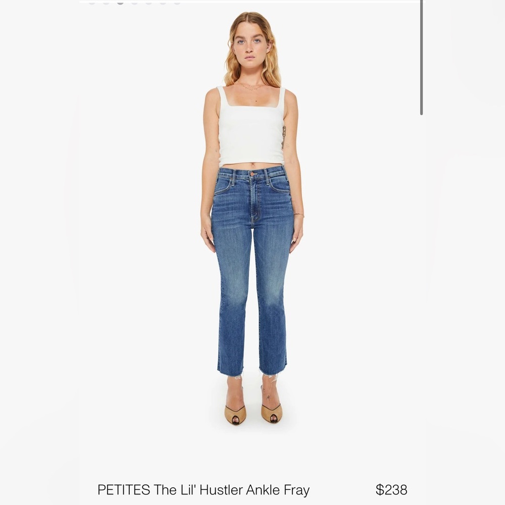 PETITES The Lil' Hustler Ankle Fray 27